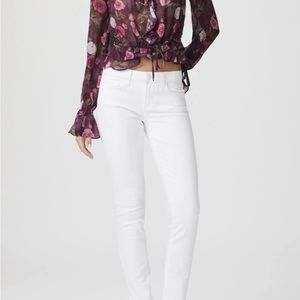 PAIGE Skyline Straight Jeans *crisp white* SZ 27